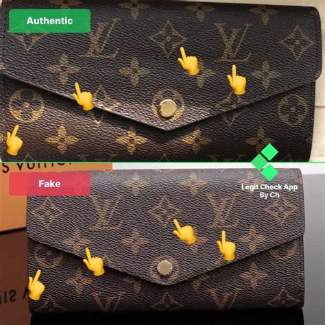 how to check if louis vuitton wallet is real|authentic louis vuitton women wallet.